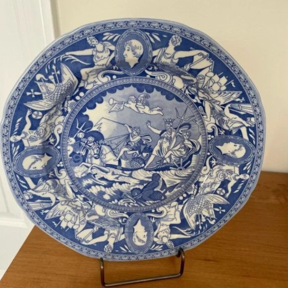 RARE Edmund Leigh Gallery Neptune plate